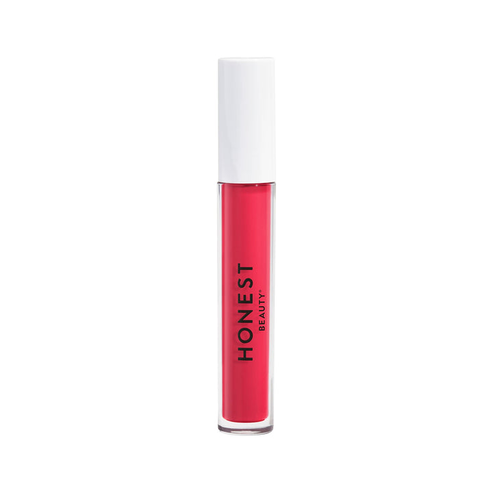 Honest Beauty Liquid Lipstick, Goddess | Vegan | Hydrating All-Day Wear & Flex Feel | Synthetic Film Formers Free, Silicone Free, Cruelty Free | 0.12 Fl Oz