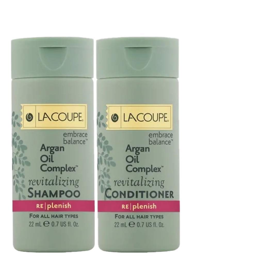 Lacoupe Shampoo and Conditioner - Set of 18 0.75Oz each - 9 Each Shampoo and 9 Each Conditioner Total 13.5 Oz