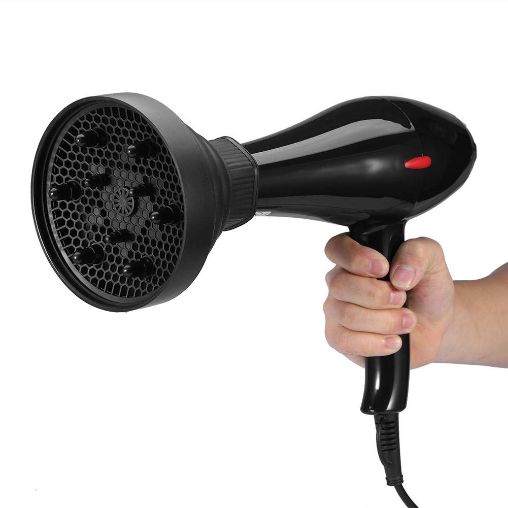 Black: Hair Blower Diffuser Foldable Folding Hairdryer Cover Styling Hairdressing Tool 5Colors By Filfeel (Black)