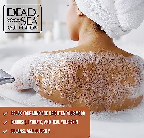 Dead Sea Collection Bubble Bath with Coconut for Women and Men - Coconut Oil and Pure Dead Sea Minerals - Nourishing and Moisturizing Skin - Pack of 2 (67.6 fl.oz)