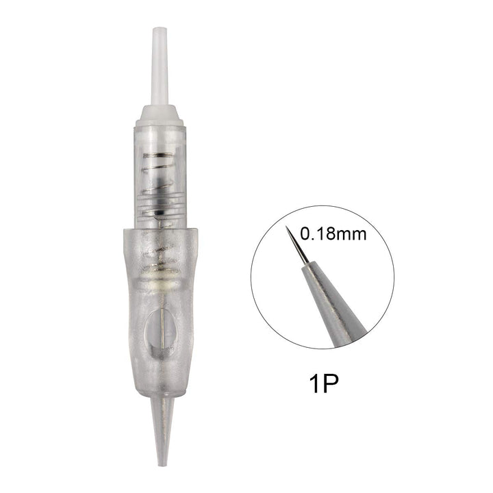 20pcs Permanent Makeup Cartridge Needles 3F Eyebrow Shading Needles for Permanent Makeup Machine Pen