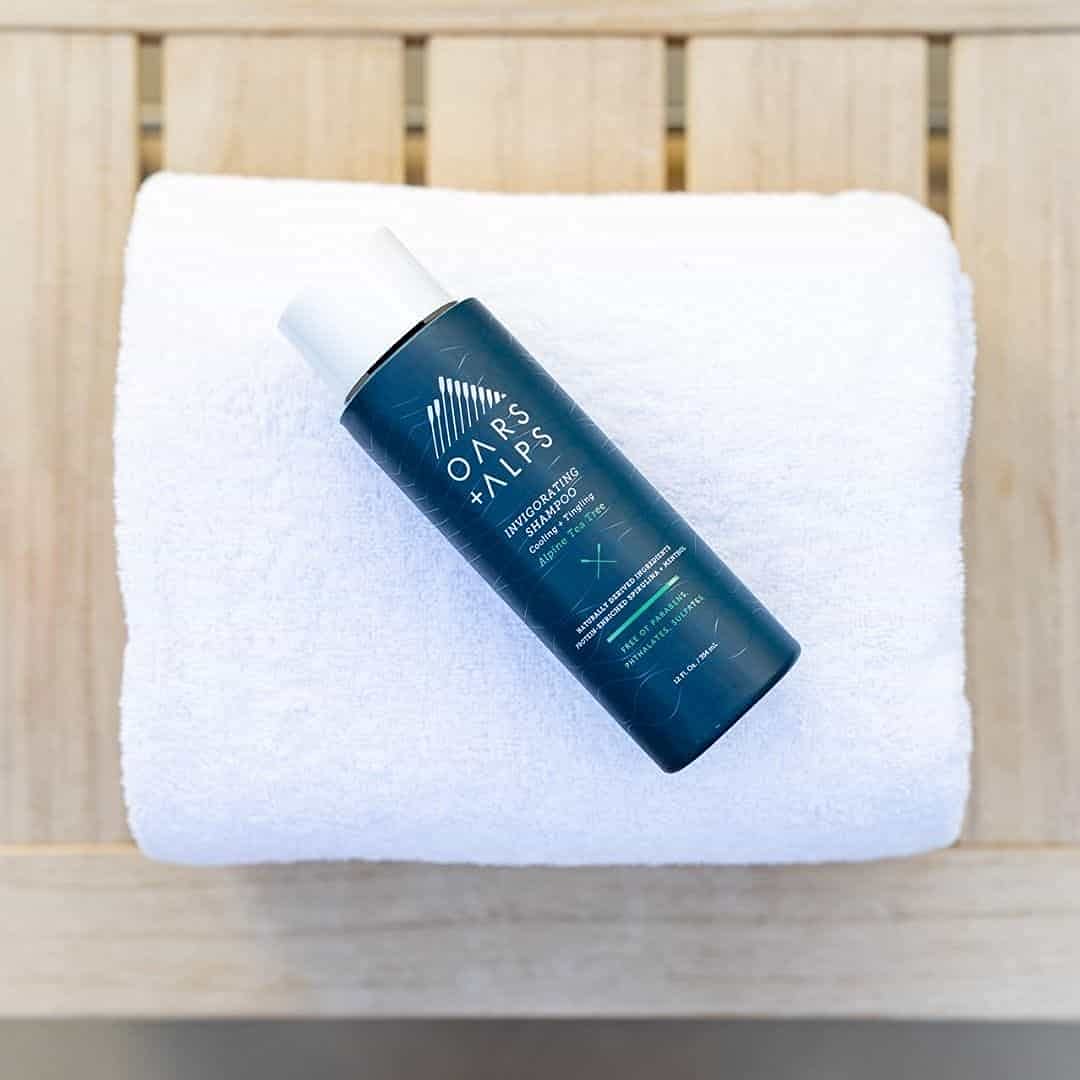 Oars + Alps Men's Sulfate Free Shampoo, Infused with Witch Hazel and Tea Tree Oil, Alpine Tea Tree, 13.5 Fl Oz Each