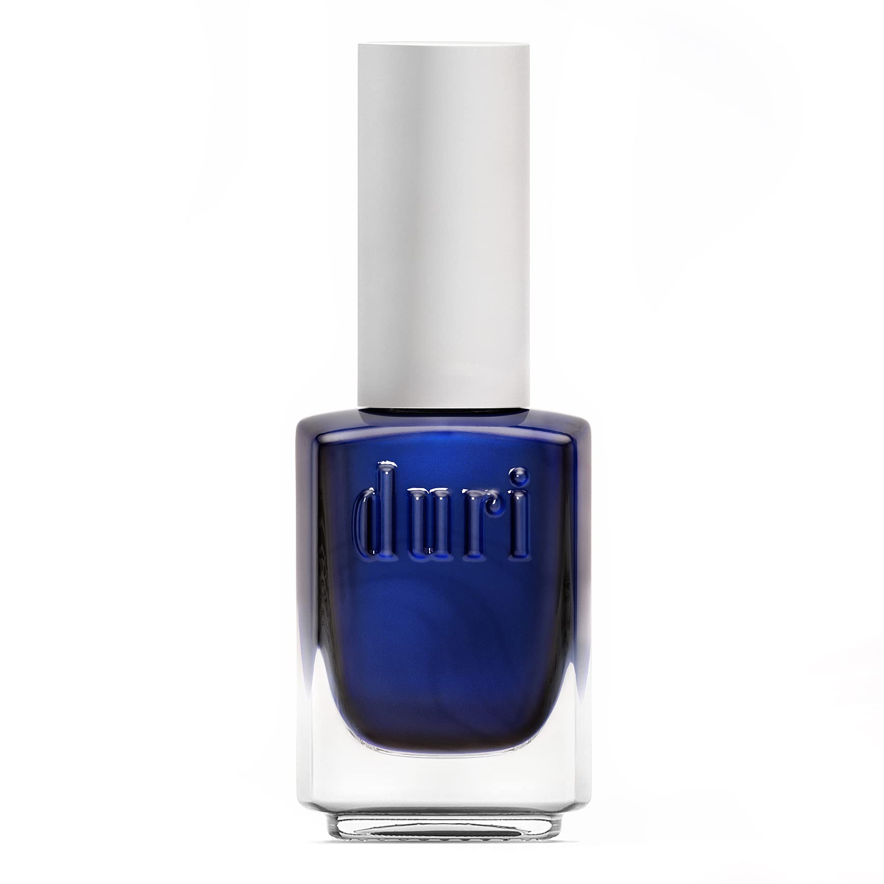 Duri Nail Polish, 174 Fire Sapphire, Deep Purple Blue Metallic Shimmer Lacquer Opaque Coverage, 0.5 fl.oz.