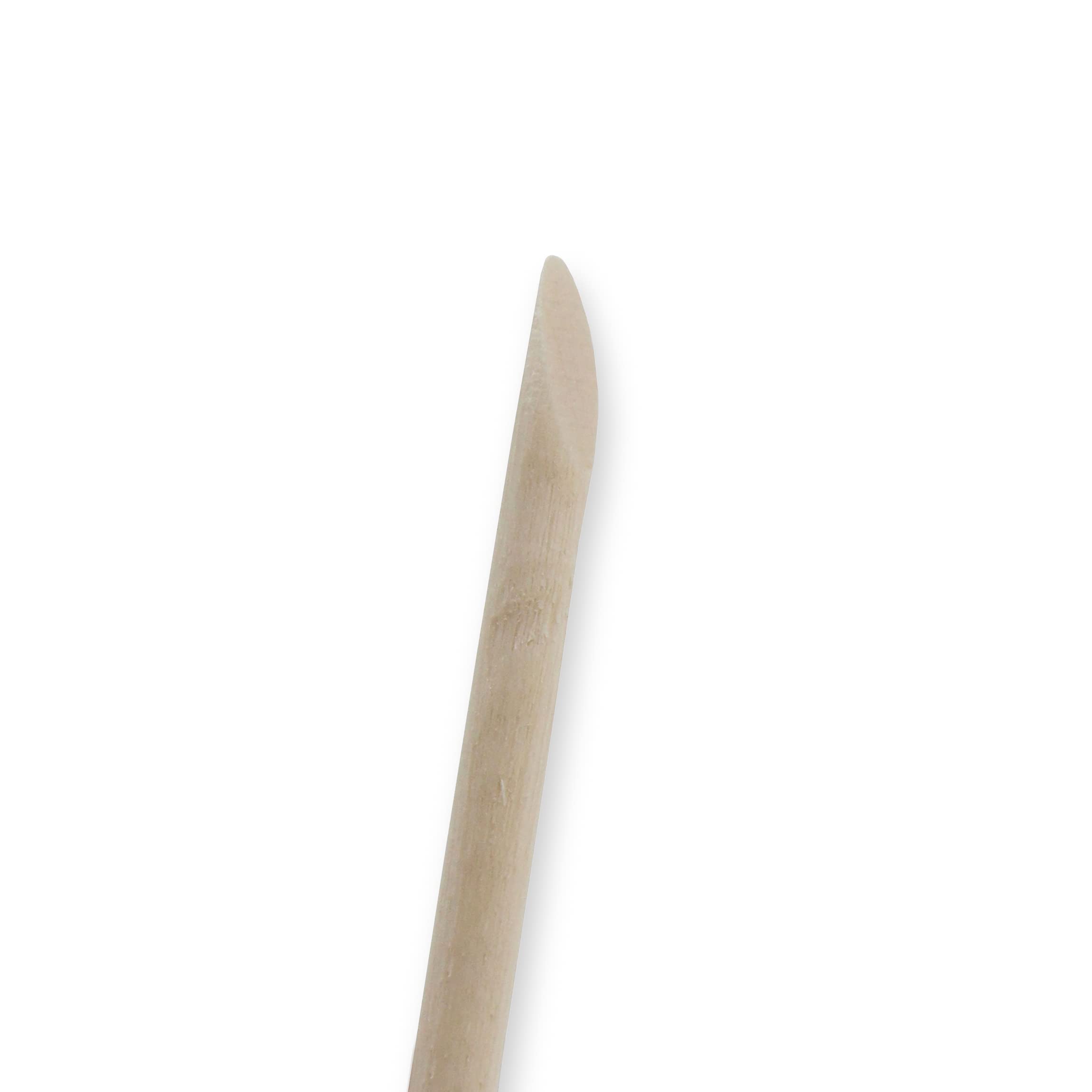 Amazon Basics Manicure Sticks, Medium Length, 100 Count, Orange, Solid