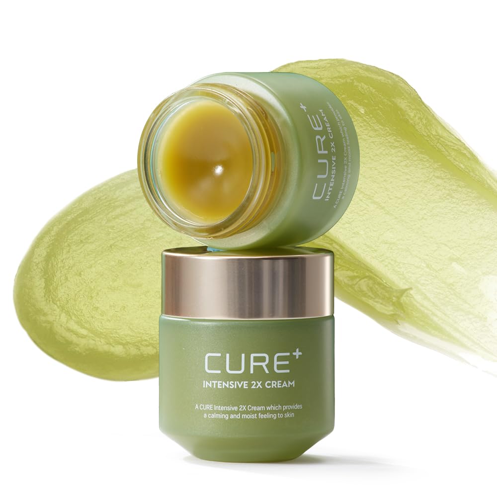 Kim Jeong Moon Aloe All-in-one Face Moisturizer for Dry Skin, 1.7 oz, Korean Face Moisturizer for Women & Dry Skin, Hydrating Aloe Vera Gel for Face. Cure Plus Intensive 2X Cream