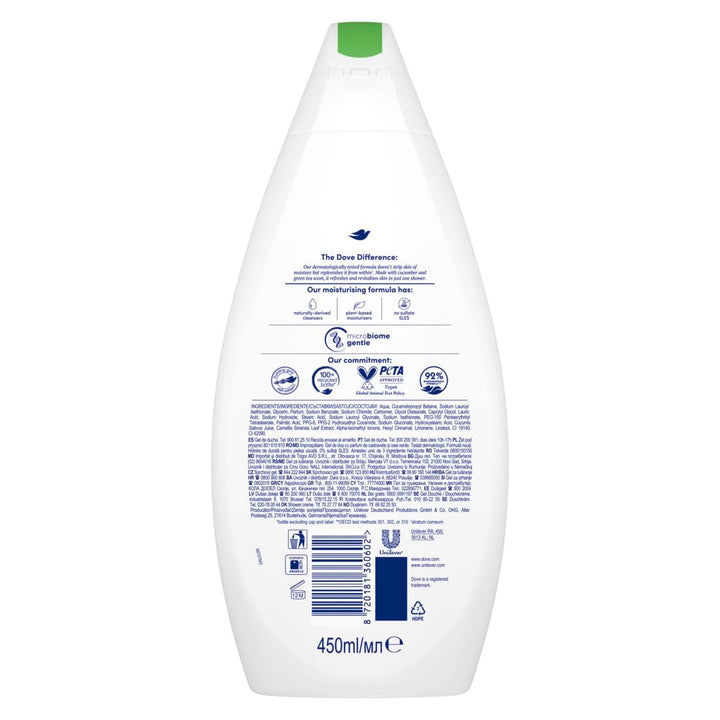 Dove Fresh Touch Shower Gel 16.9oz (500ml)