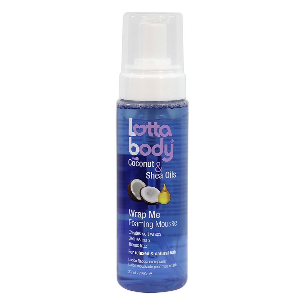 Lottabody Wrap Me Foaming Mousse with Coconut & Shea Oil 7 fl. oz. with Nicka K Sanitizing Wipes 10ct