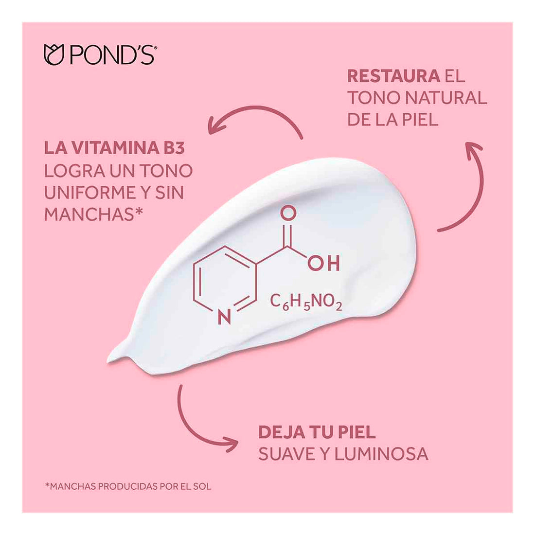 Pond's Clarant B3 Anti-dark Moisturizing Cream, for Normal to Oily Skin, 7oz Crema Aclaradora De Piel Contra Las Manchas 200gr by Pond's