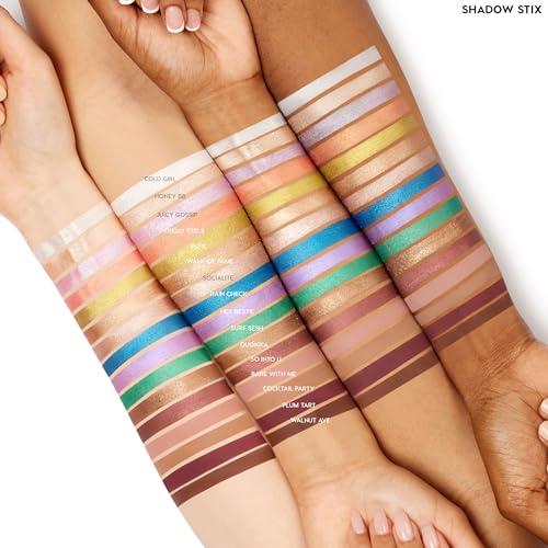 ColourPop Shadow Stix - Cream Eyeshadow Stick with Long-Lasting Color - Multi-Use Cream Makeup with a Built-In Sharpener & Precise Tip for Easy Application - Walk of Fame (0.05 oz)