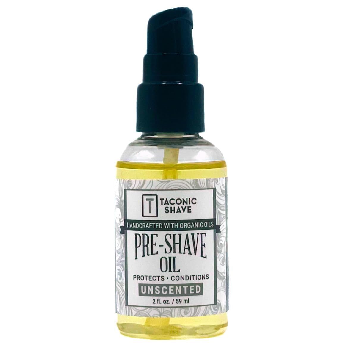 Taconic Shave Unscented Organic Pre-Shave Oil (2 oz.)