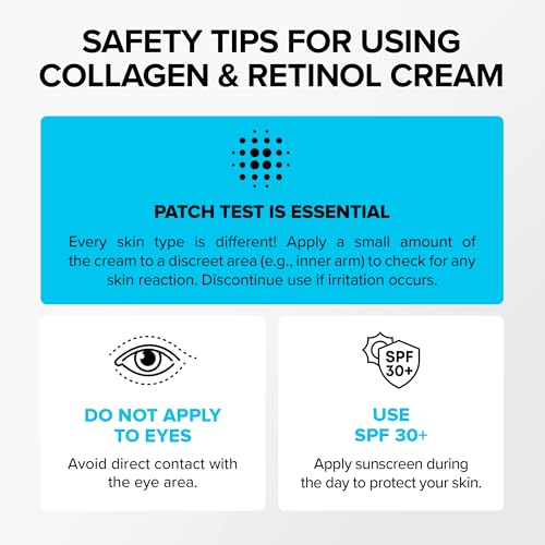 SimplyVital Anti-Aging Collagen Retinol Cream for Face, Neck & Décolleté with Hyaluronic Acid - Made in USA, Daily Collagen, Retinol & Hyaluronic Acid Cream, 2-Pack