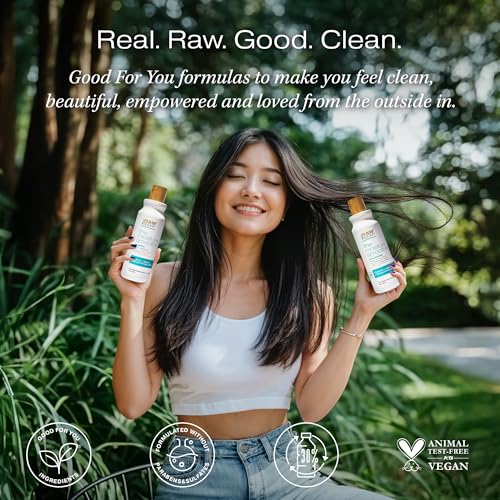 Raw Sugar Moisture Smoothie Shampoo and Conditioner with Coconut Oil, Agave, & Sweet Almond Milk, Hydrates & Nourishes Dry Hair, Formulated without Sulfates + Parabens