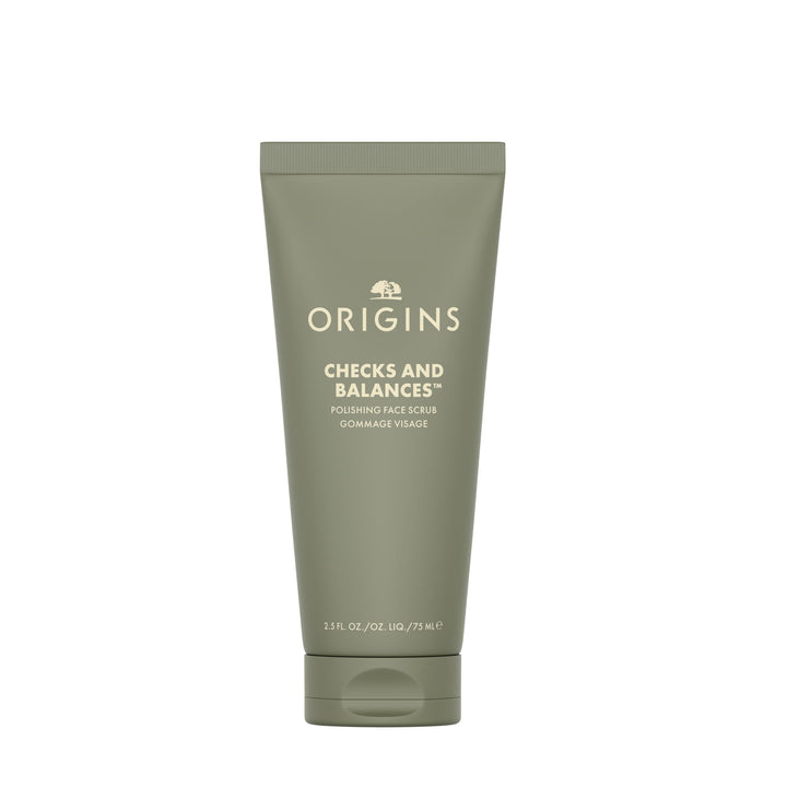 Origins Checks and Balances Polishing Face Scrub | Gently Exfoliates to Smooth Skin & Visibly Minimize Pores | With Bamboo, 2.5 Fl Oz