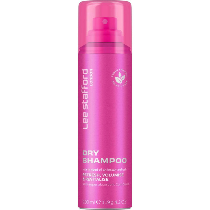Lee Stafford Dry Shampoo | Styling - Instant Hair Refresh, Volumizing Powder Spray, Adds Volume, Absorbs Oil, Sweat & Dirt between Washes for a Clean Look, Blonde & Brunette Friendly Hairspray, 4.2 Oz