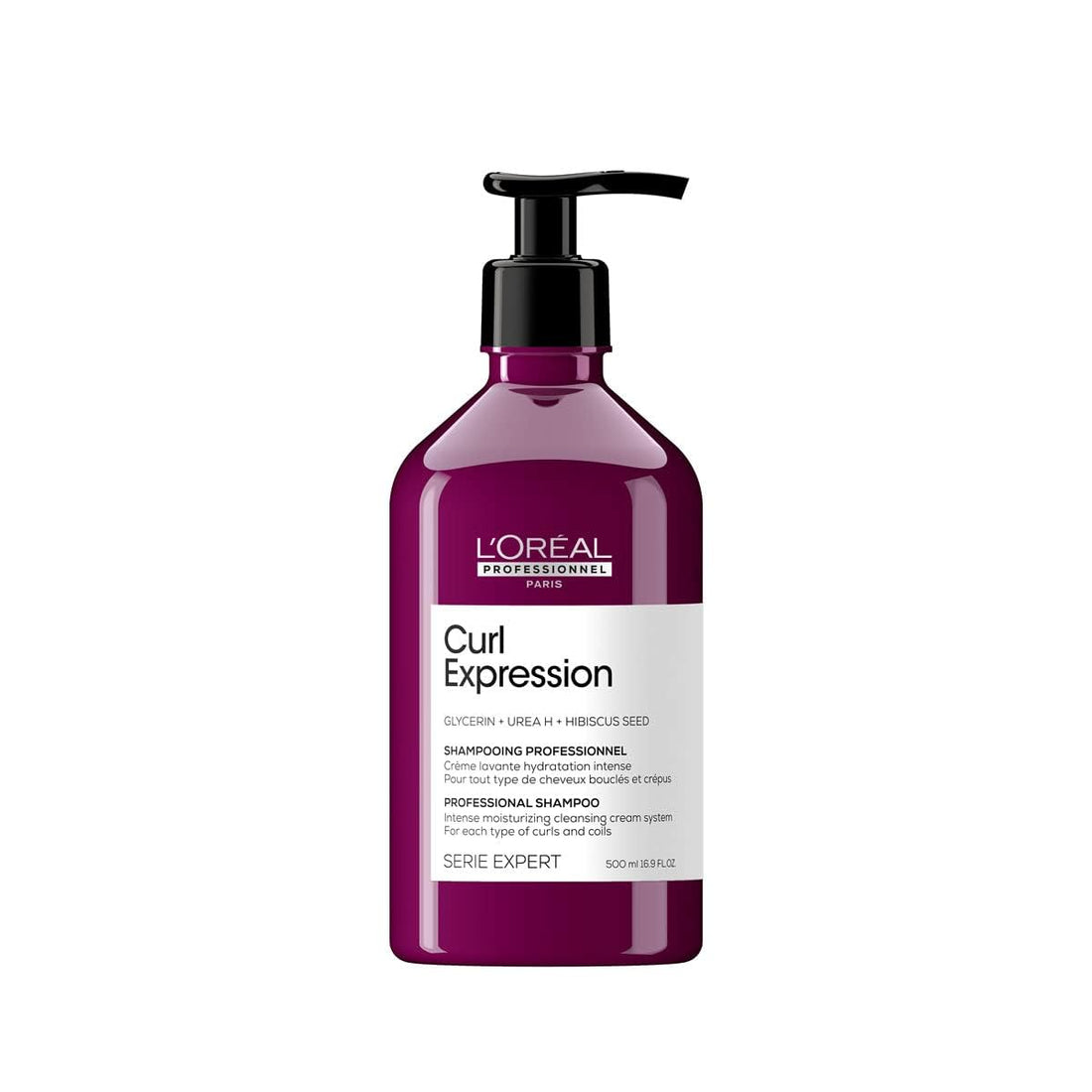 L'Oreal Professionnel Curl Expression Moisturizing Shampoo - Hydrates & Detangles For Curly & Coily Hair Types, Sulfate & Paraben Free