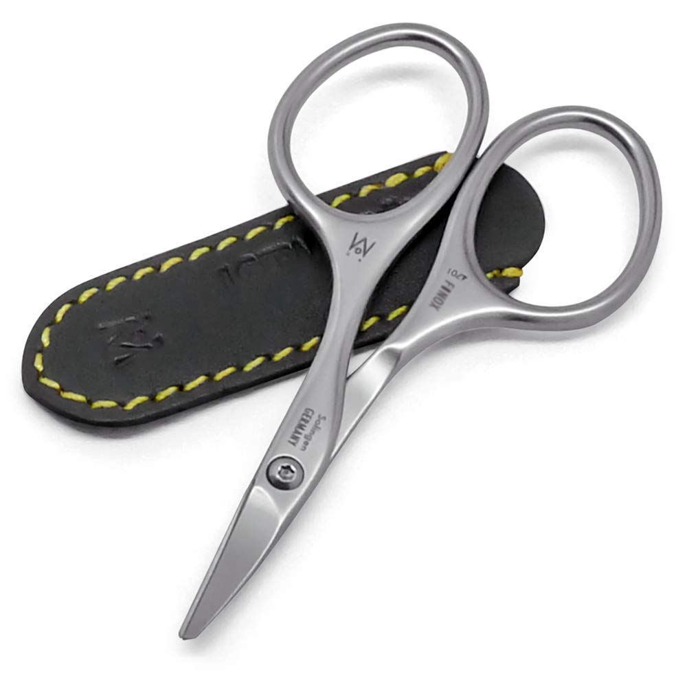 Finox Stainless Steel Baby Scissors In Matte Finish, Made By Ger Manikure In Solingen, Germany