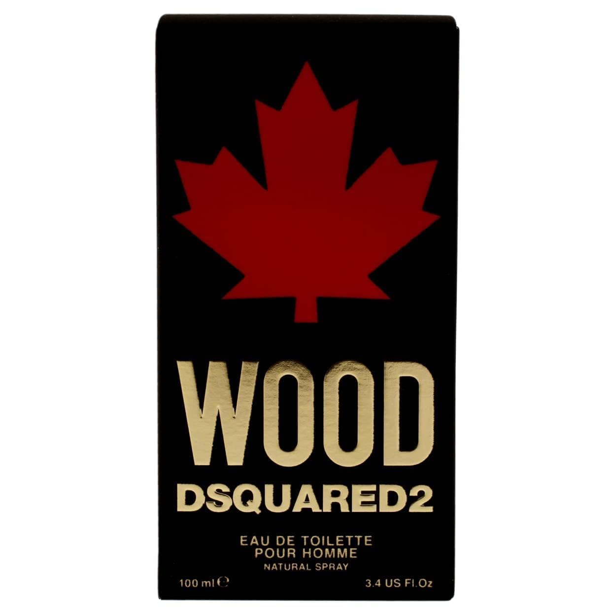 DSQUARED2 Wood D2 Pour Homme Eau De Toilette Natural Spray 100ML