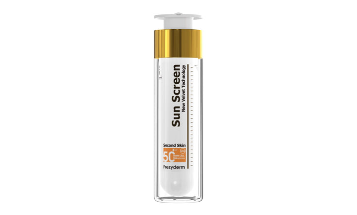 FrezyDerm Sun ScreenVelvet Second Skin Technology Face SPF50+