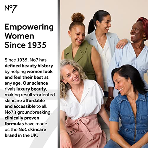 No7 Facial Toner Water - Pore Minimizing Toner for Oily Skin with Tri-VIT Complex, Vitamin E, B5 & C - Contains Meadowsweet + Ginseng for Refreshed & Energized Skin (6.7 fl oz)