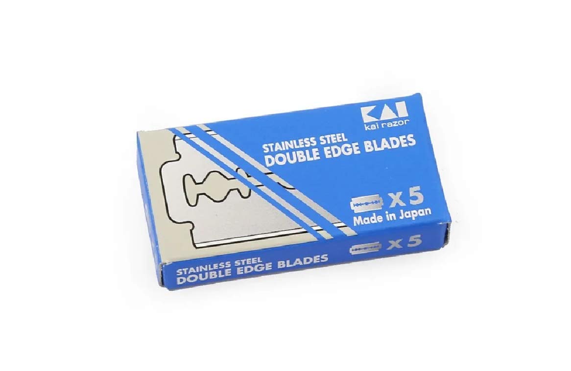 50 KAI Stainless Steel Double Edge Safety Razor Blades