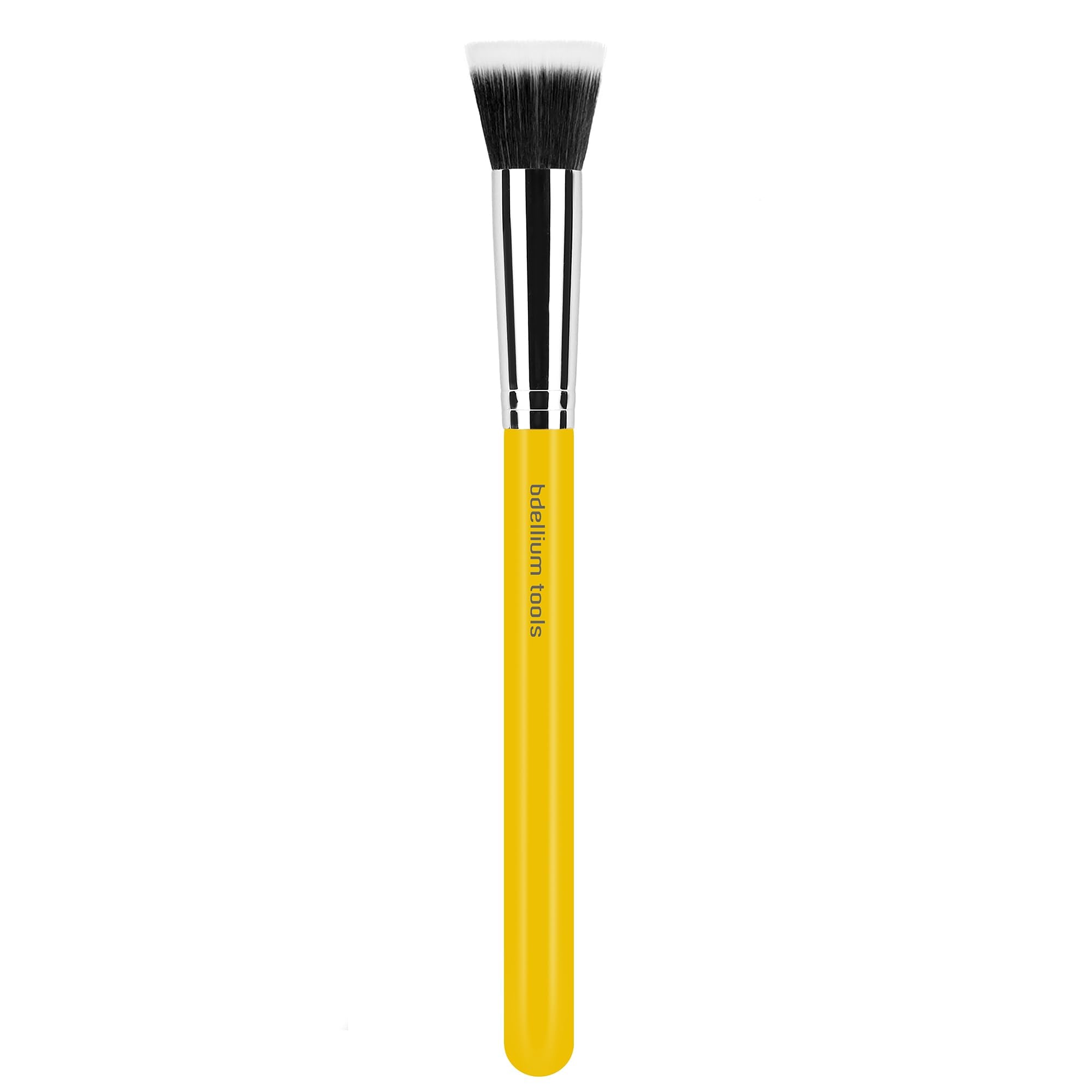 Bdellium Tools Studio Line Duet Fiber Foundation Brush, Yellow