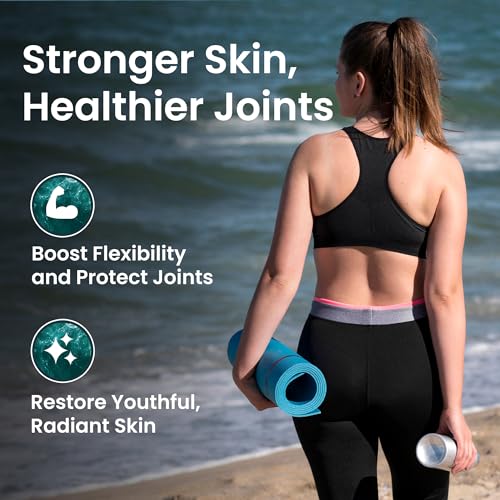 ARMORICA Wild Marine Collagen with Vitamin C | Sustainably Produced from Wild Fish in The North Atlantic | 30 Servings - (Unflavoured Powder, 240g)