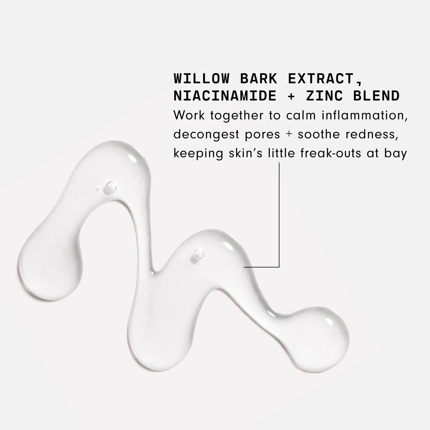 Versed Just Breathe Clarifying Facial Serum - Blend of Antioxidants, Niacinamide, White Willow and Zinc Helps Reduce Blemishes, Decongest Pores and Soothe Redness - Vegan Acne Serum (1 fl oz)