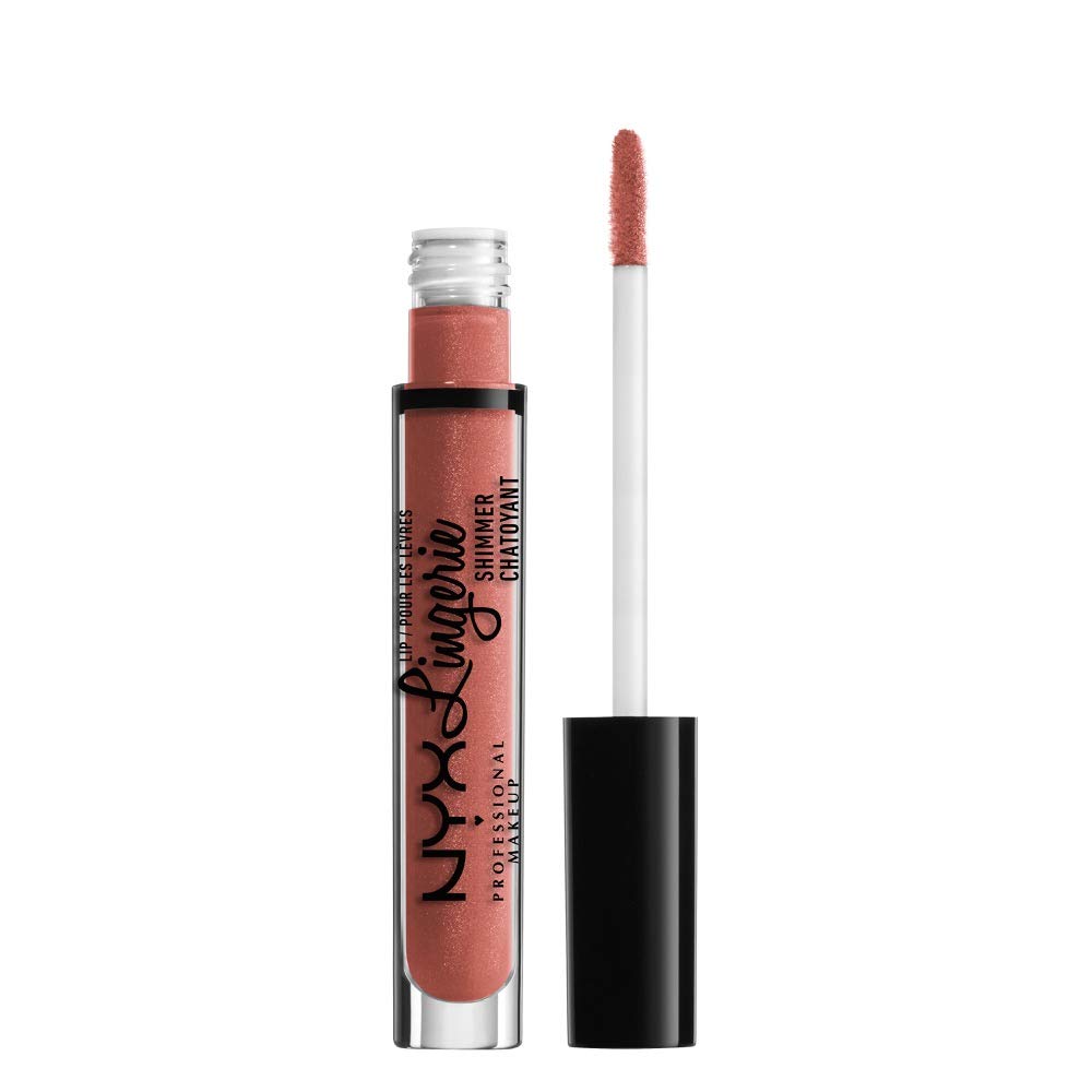 Nyx Professional Makeup Lip Lingerie Shimmer, Pale Nude, 0.11 Ounce