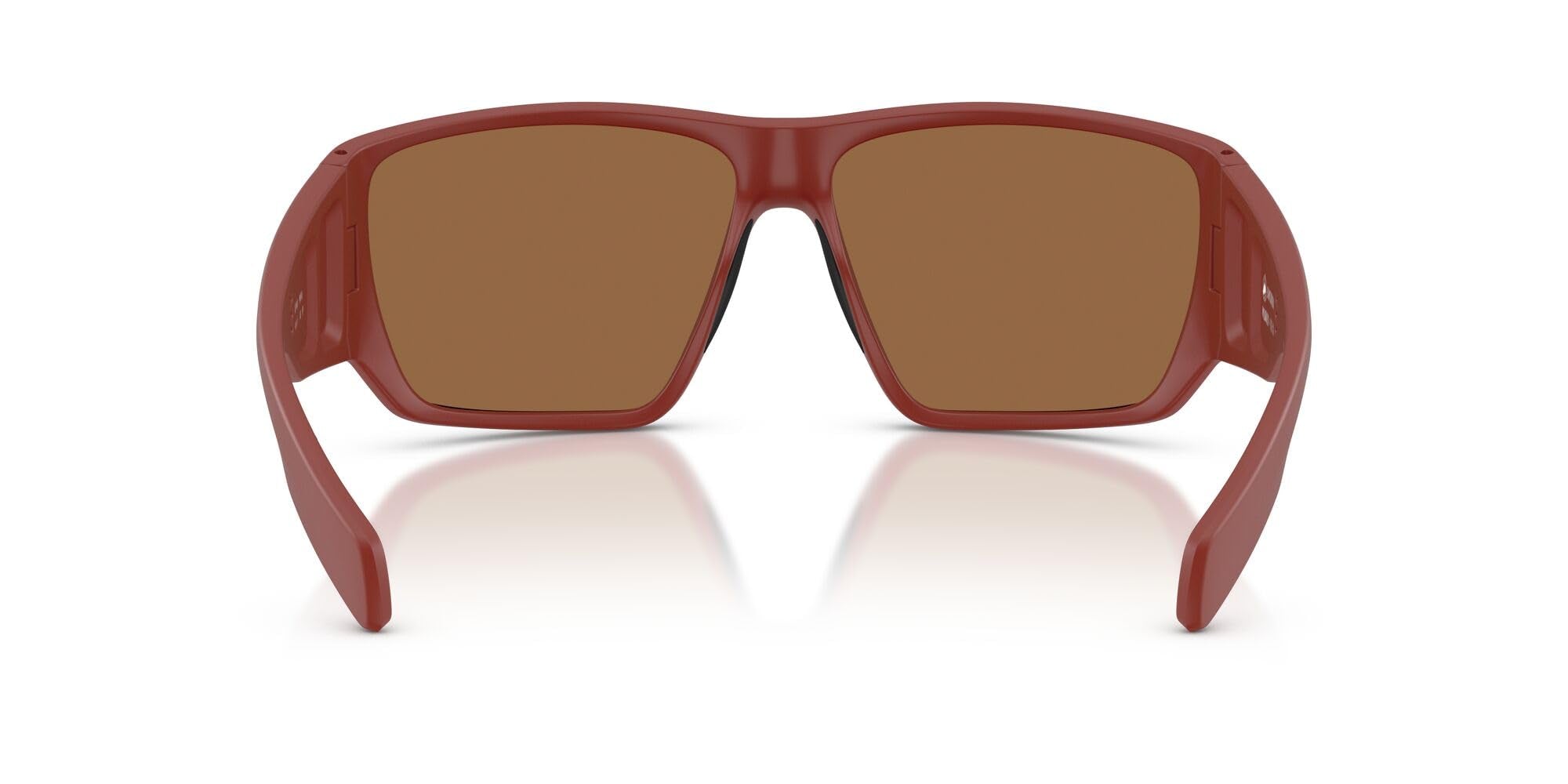 Native Eyewear Men's XD9047 Sightcaster II Rectangular Sunglasses, Red Bluff/Bronze Mirrored Polarized, 64 mm