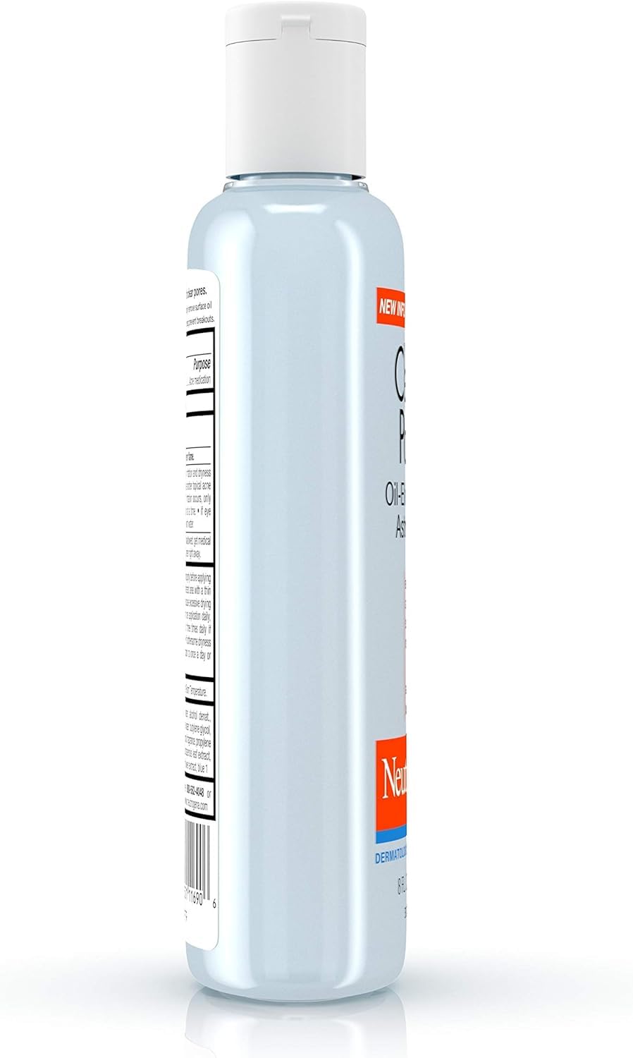 Neutrogena Clear Pore Oil-Eliminating Facial Astringent with 2% Salicylic Acid Acne Medication and Witch Hazel, Pore Clearing Treatment for Acne-Prone Skin, Helps Control Shine, 8 fl. oz, 6 Pack