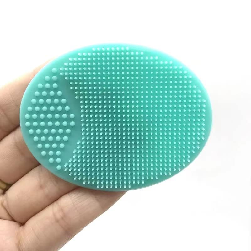 Silicone Facial Cleansing Brush - 4 Pack Face Scrubber & Exfoliator for Deep Cleaning, Soft Brush, Blackhead & Acne Pore Care