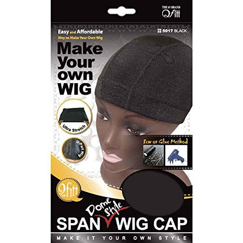 (12 Pack) Qfitt - Spandex Dome Style Ultra Stretch Wig Cap #5017