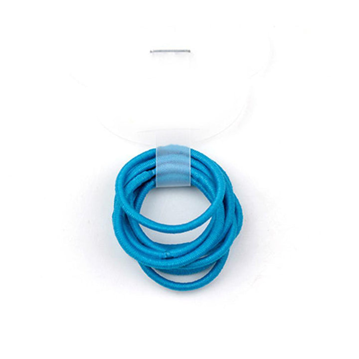 100 Pcs, Royal Blue: La Tartelette 2.4 Cm Elastic Bands Hair Ties Children Rubber Hair Headbands - 100 Pcs (Royal Blue)
