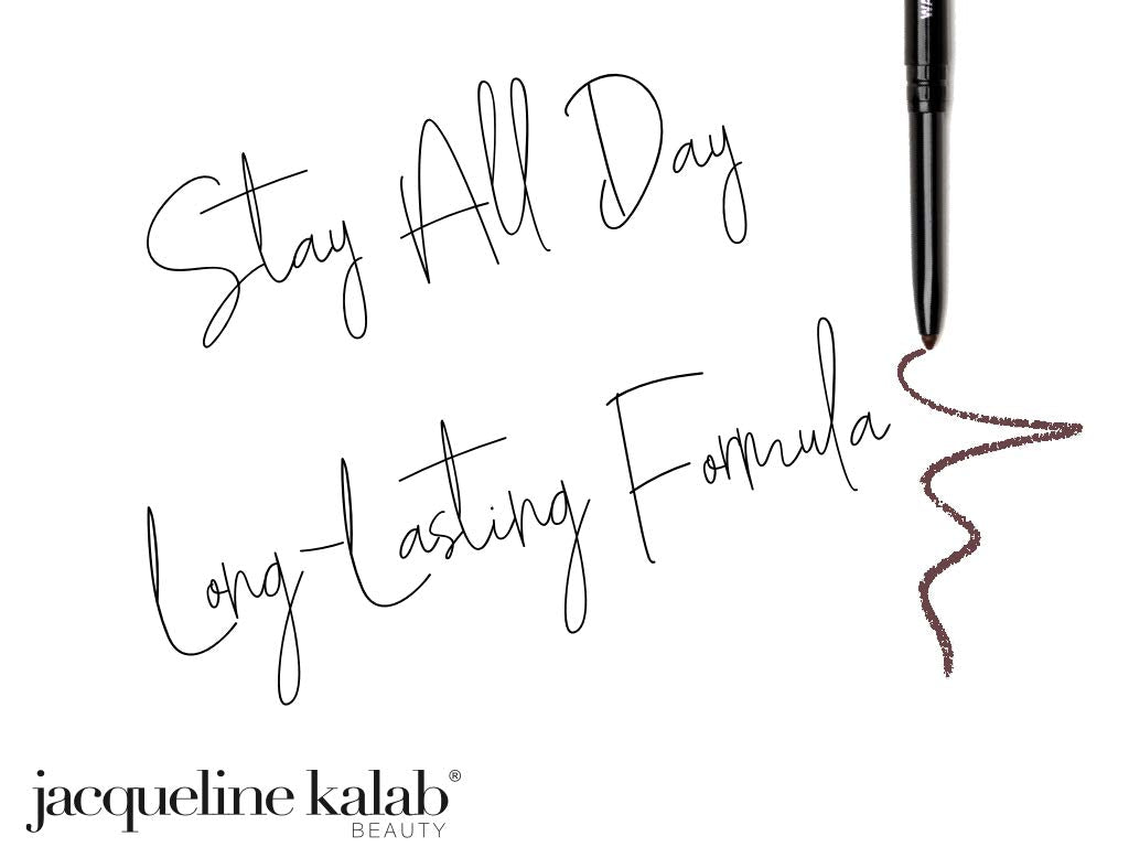 Indelible Eyes Smooth Waterproof Gel Eyeliner - BROWN STONE - Smudge proof - Ultra Smooth - Super Easy - Long lasting - Blender tip - Longwear - no sharpener needed - Retractable - Slim-line Pencil