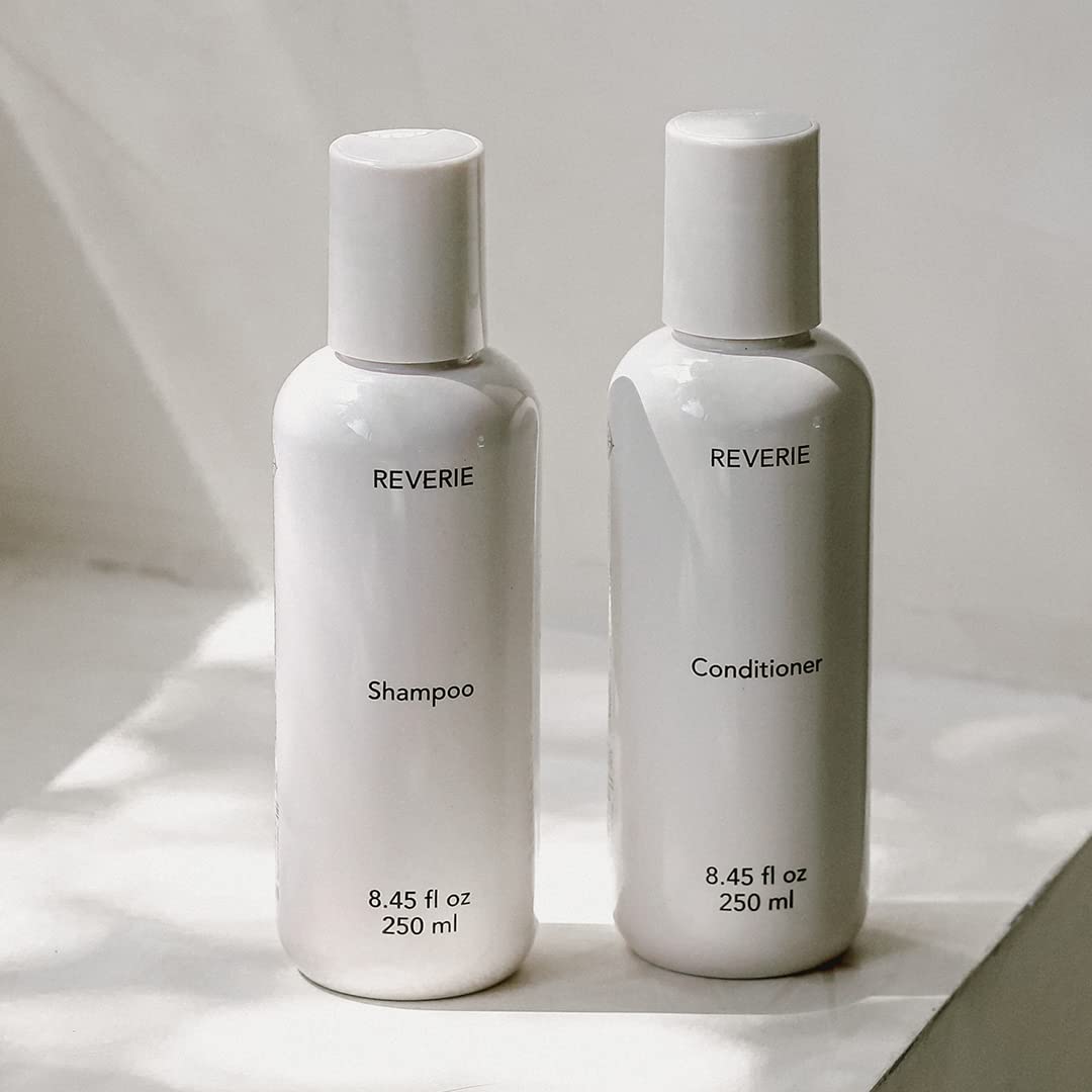 REVERIE - Natural Balancing Shampoo With Sweet Almond Oil + Oat Proteins | Sulfate-Free, Silicone-Free, Color-Safe, Clean Hair Care (Full Size, 8 fl oz | 250 ml)