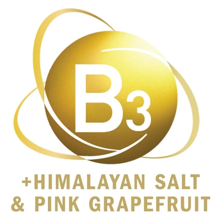 Olay Exfoliating & Revitalizing Body Wash with Himalayan Salt, Pink Grapefruit, and Vitamin B3, 17.9 fl oz (pack of 2)