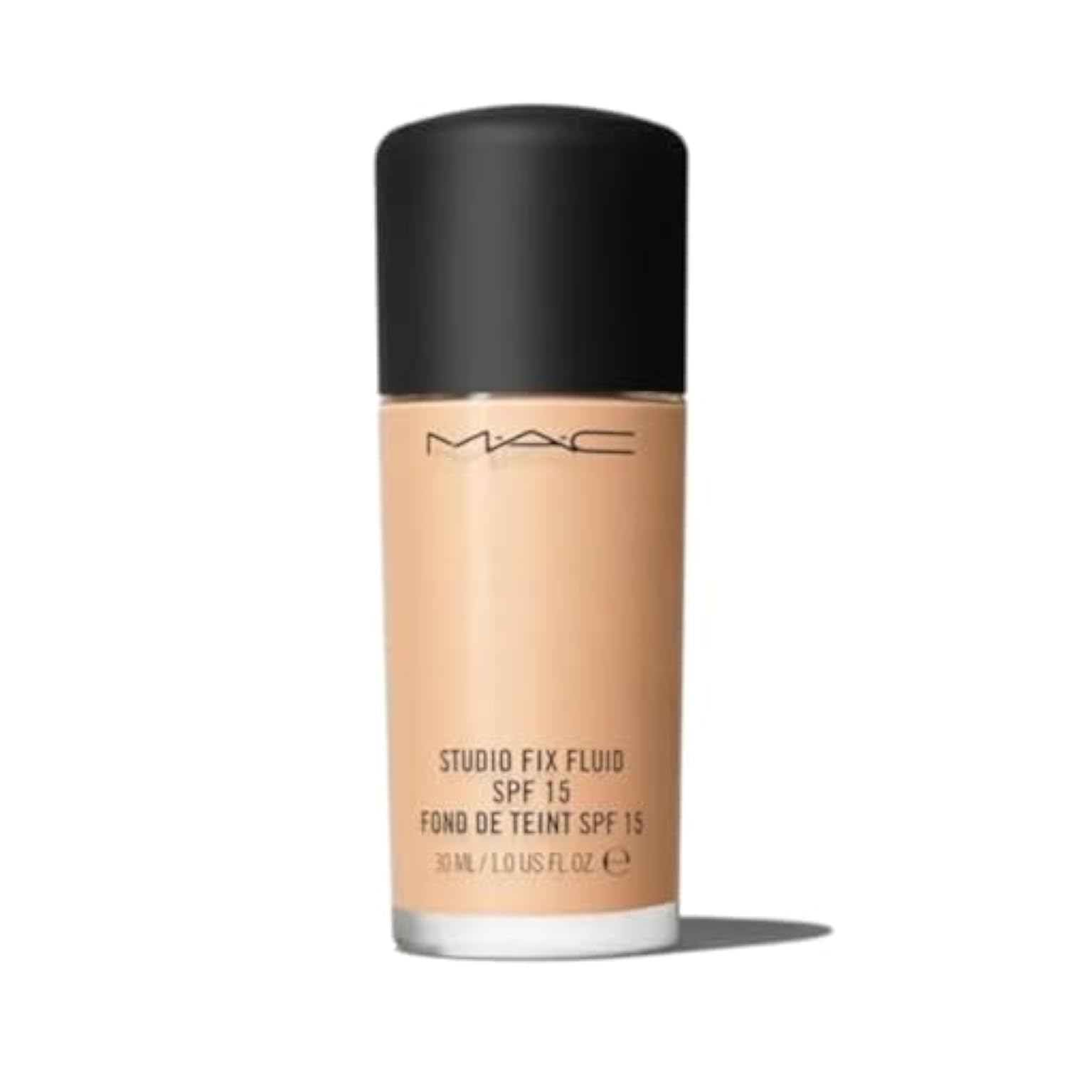 M.A.C Studio Fix Fluid Spf 15 Liquid Medium Coverage Natural Foundation For Sensitive Skin Type Nc25, 1 Count