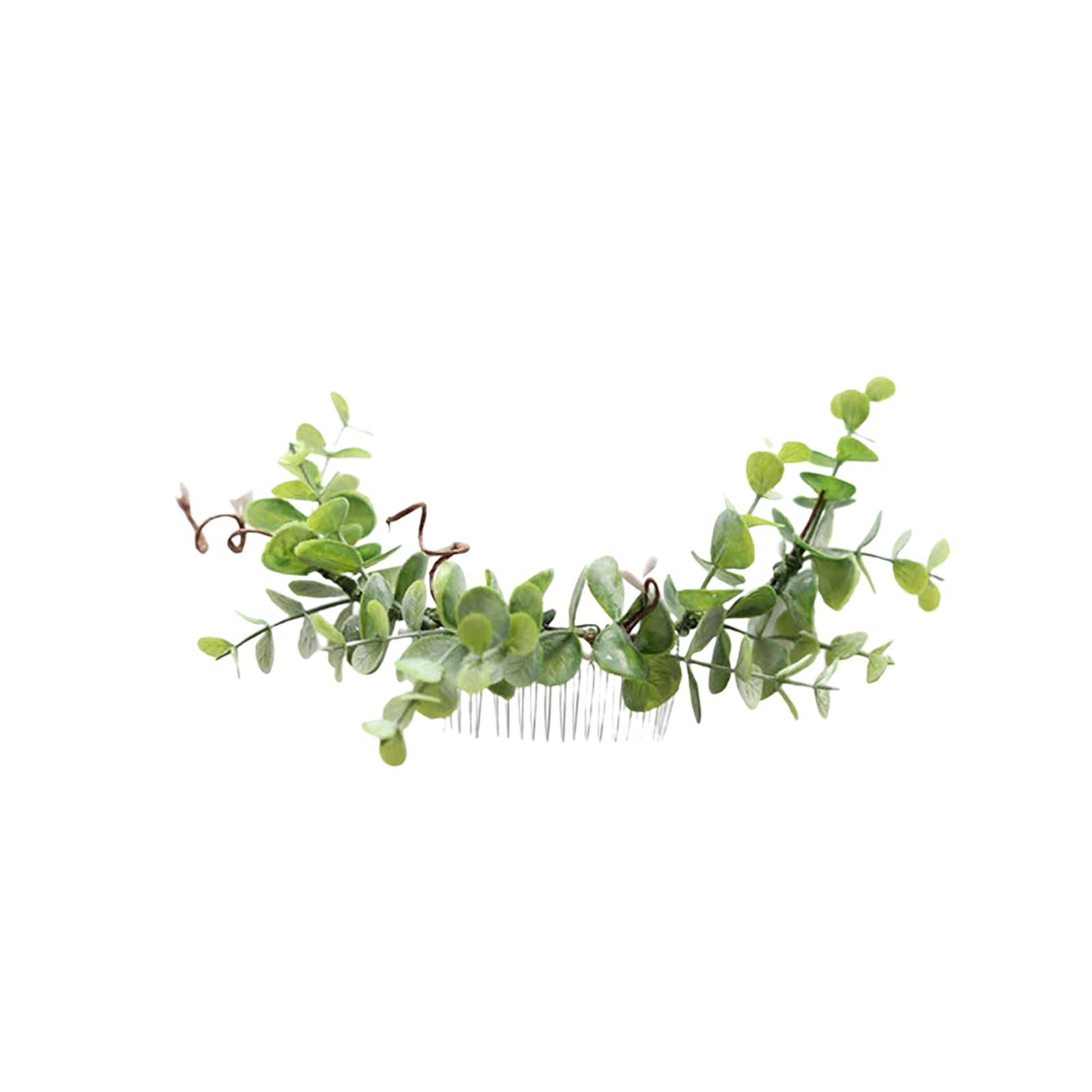 FIDDY898 Bridal Hair Comb Greenery Headpiece Greenery Comb Leafy Comb Wedding Accessories