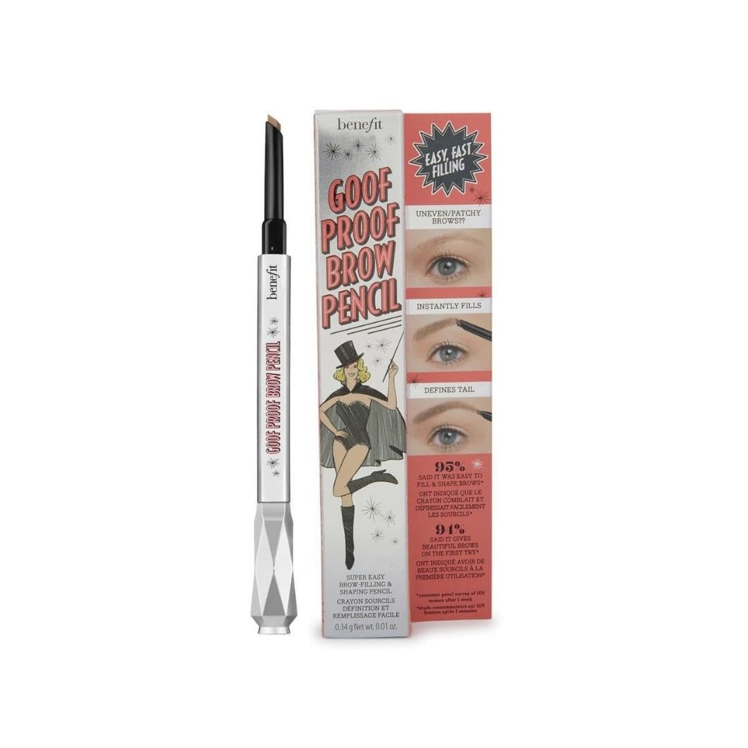 Benefit Goof Proof Brow Pencil Easy Shape Fill 2.5 Neutral Blonde, 0.01 Ounce