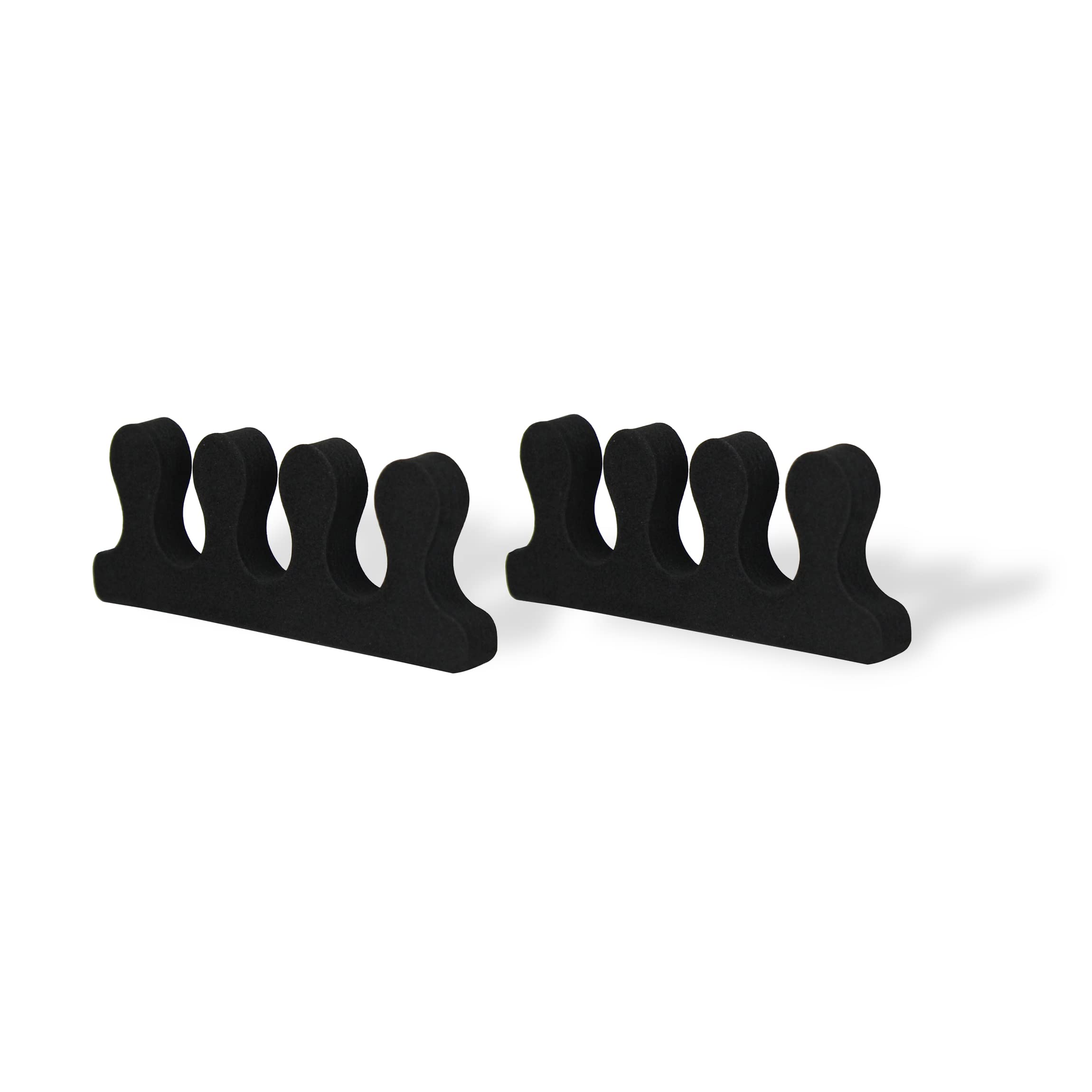 Amazon Basics Toe Separators, Black, Solid, 120 Count, Large
