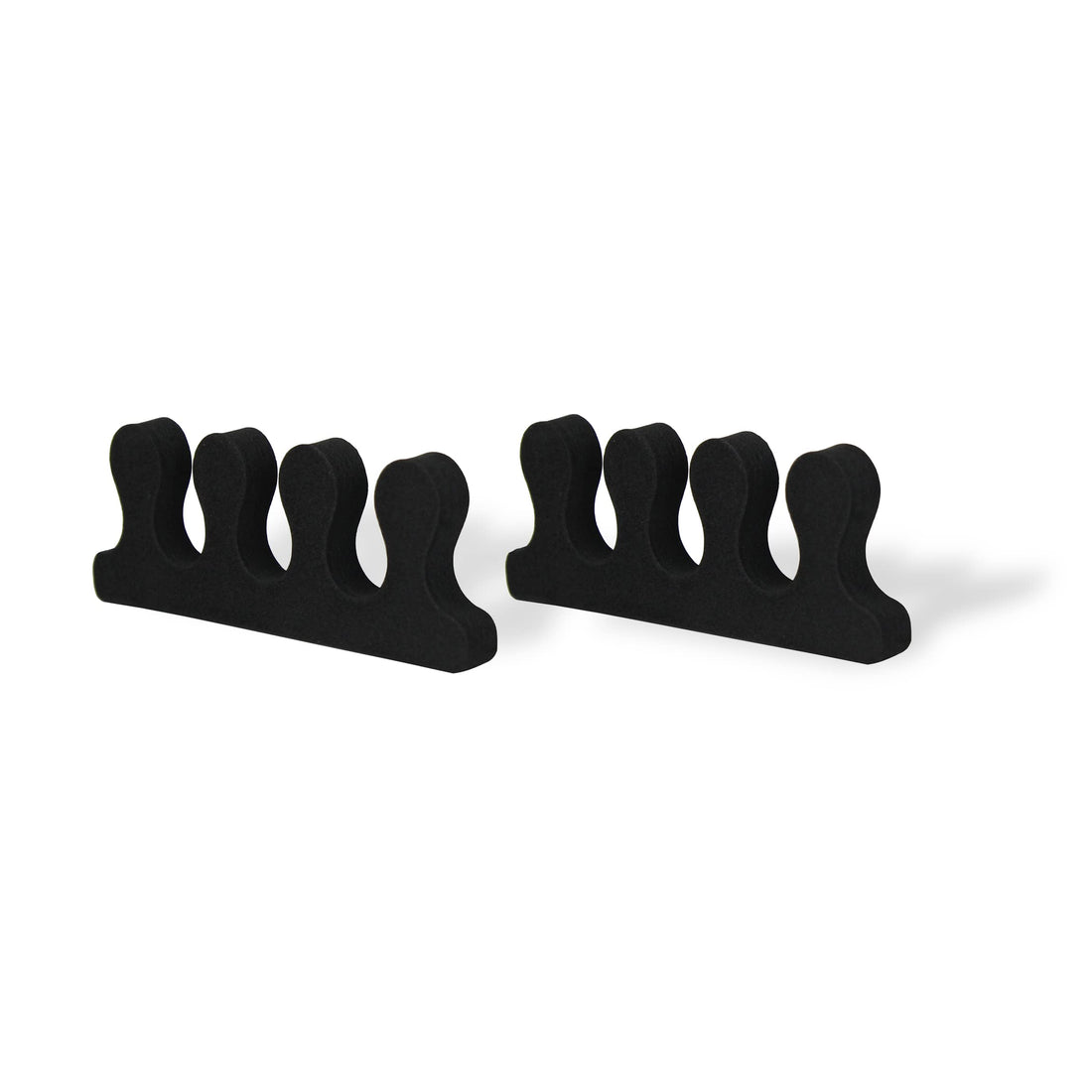 Amazon Basics Toe Separators, Black, Solid, 120 Count, Large