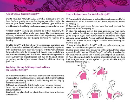 Nurse hattyã‚â - 2 Sets Each (6 Pack) - Reusable Chest, Forehead & Mouth Anti-Aging Anti-Wrinkle Silicone Pads - New & Improved Thicker Chest Pads