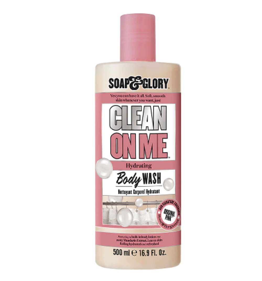 Soap & Glory Clean On Me Shower Gel and Body Lotion
