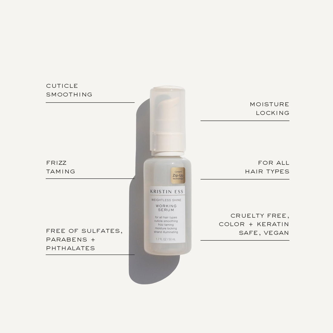 Kristin Ess Weightless Shine Working Serum 1.7oz , pack of 1