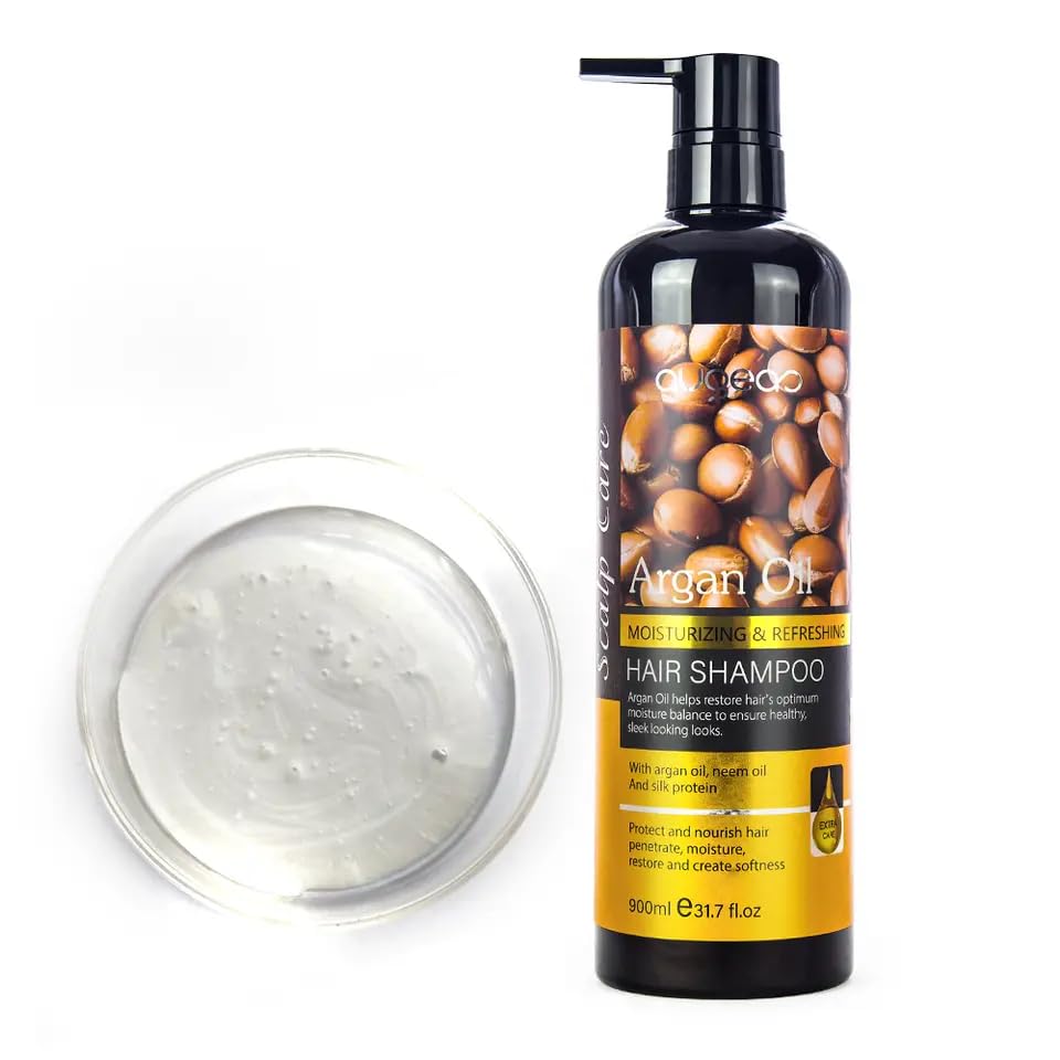 Generic Argan Oil Shampoo & Conditioner Set - Cleanses, Moisturizes, Anti-Dandruff, Increases Circulation for Full Hair