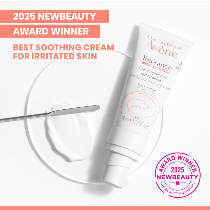 Avène Tolerance Control Soothing Skin Recovery Cream, for Hypersensitive,Dry Skin, Tube with Sterile Pump, 1.3 Fl Oz