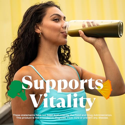 Amazing Grass Greens Blend Superfood: Greens Powder Mix for Energy, with Organic Spirulina, Chlorella, Beet Root Powder, Digestive Enzymes & Probiotics, Original, 30 Servings (Packaging May Vary)