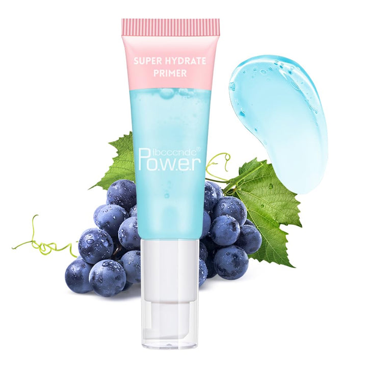 AKARY Gel-Based & Hydrating Face Primer For Smoothing Skin & Gripping Makeup with Vitamin C, Vitamin E, Retinol, Long-Wear Foundation Face Primer for Oil Control, Even Fine Lines, 0.81 Fl Oz, 04 Grape