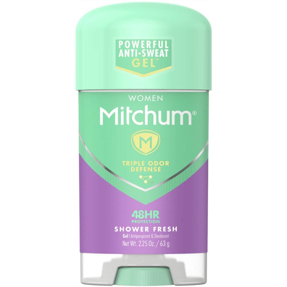 Mitchum Advanced Women Gel Anti-Perspirant & Deodorant, Shower Fresh 2.25 Ounces each (Value Pack of 2)