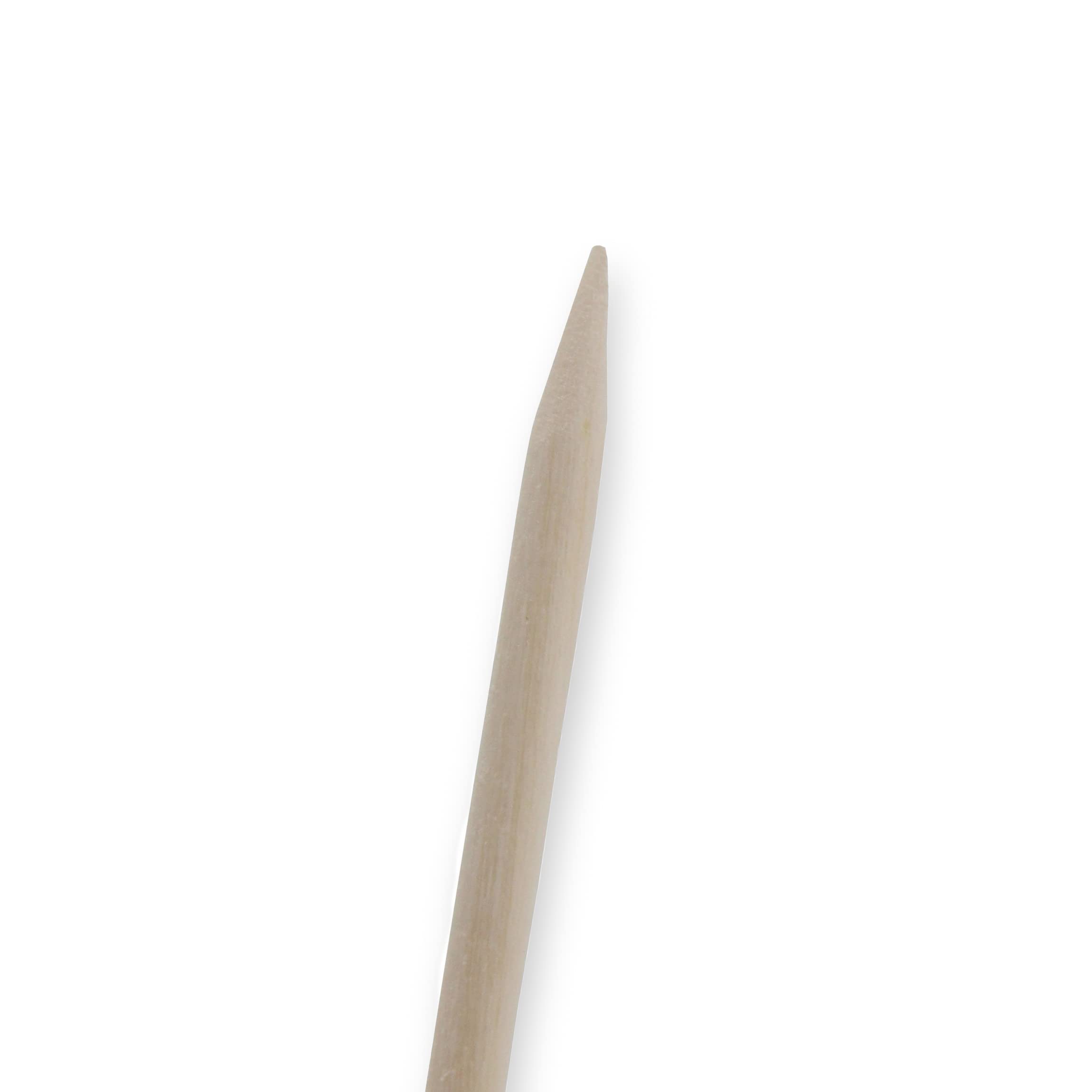 Amazon Basics Manicure Sticks, Medium Length, 100 Count, Orange, Solid